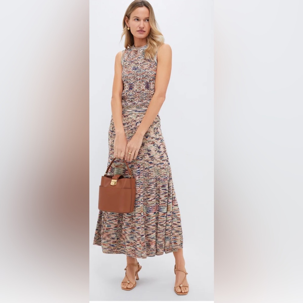 Zimmermann Wylie Crochet Maxi Dress in Multi Size 0-1